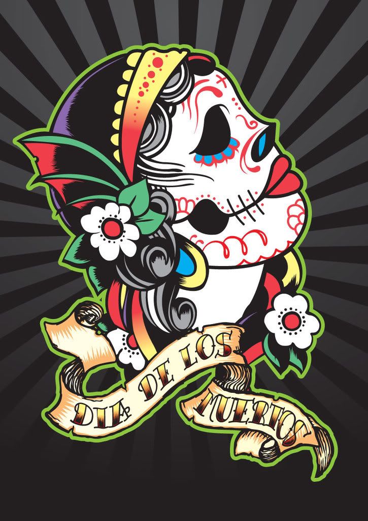 day of the dead mexican skull. 81%. Day