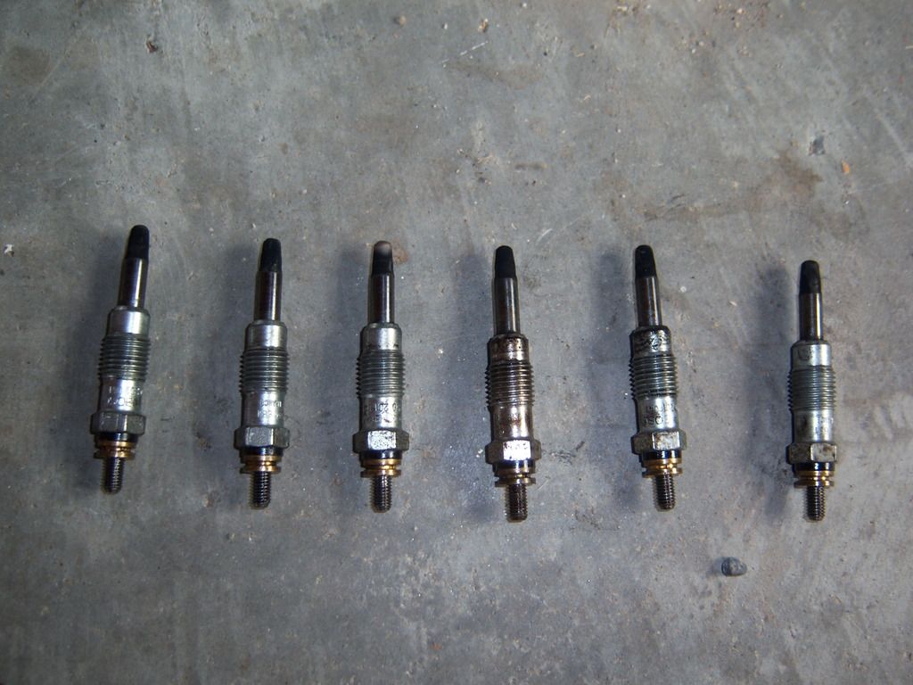 87 300D project continues new cam followers, glow plugs, injectors