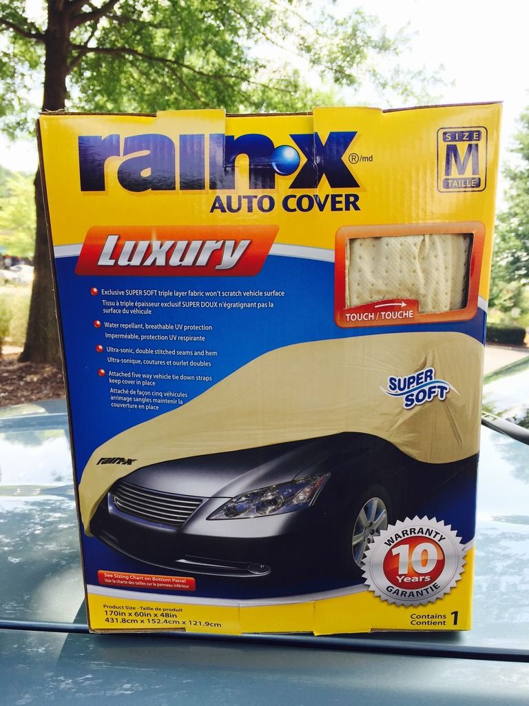 Rain X Car Cover Size Chart