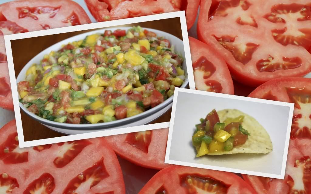 Avocado, Tomato, &amp; Mango Salsa