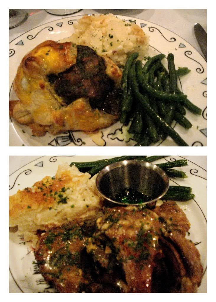 Beef Wellington and Rack of Lamb