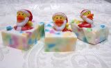 Reindeer Poo Rubber Ducky kids' goat's milk soap