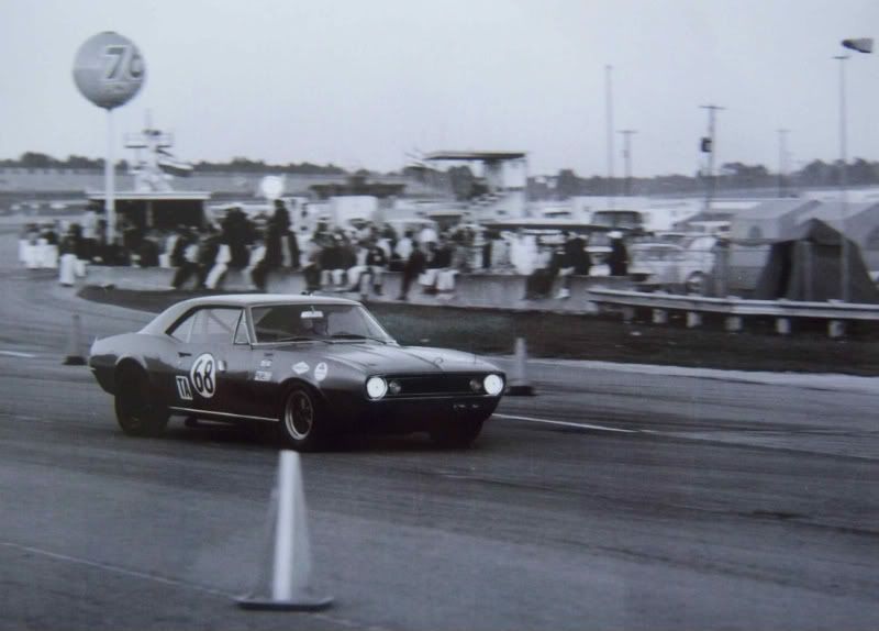 The Marina Blue Z28 of Bill Boye at the'68 Daytona 24hour