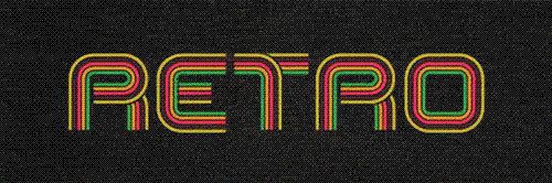 Retro Rainbow Tutorials and Design Showcase tutorial6 Retro Rainbow Tutorials and Design Showcase