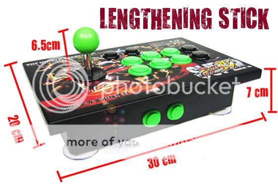 Neu Pro Fighting Controller Stick Joystick Arcade für PC PS3 #PS3 GXL