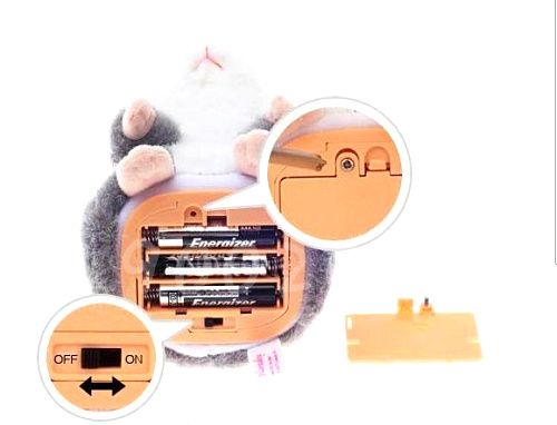Funny Mimicry Pet Plush Talking Animal Swing Hamster Kids Child Play Plush Toy